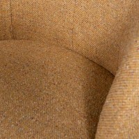 SERRA DRAAIFAUTEUIL GEWEVEN STOF CURRY MELANGE